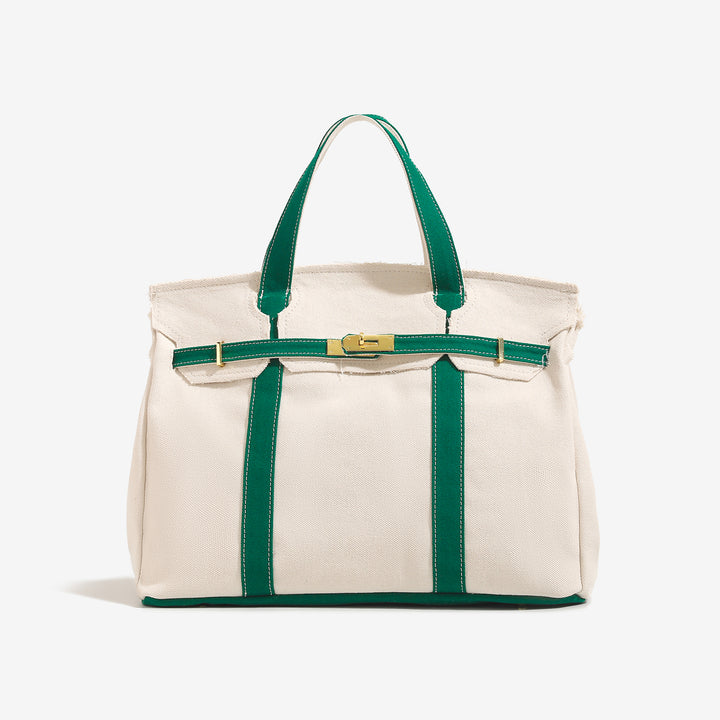 Velantra Boat Tote - Emerald Green #color_emerald-green