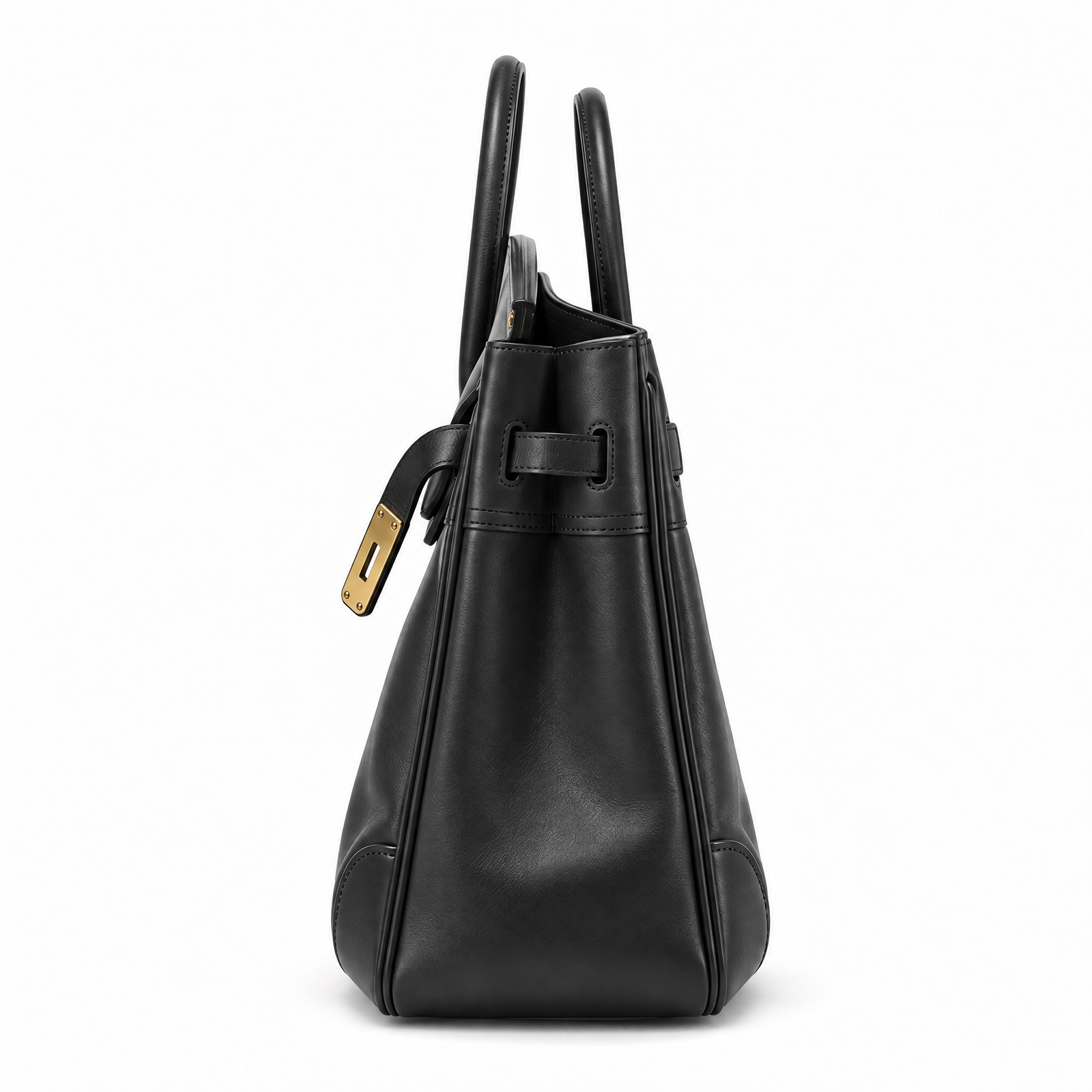 Eleanor Weekender in Black, side view