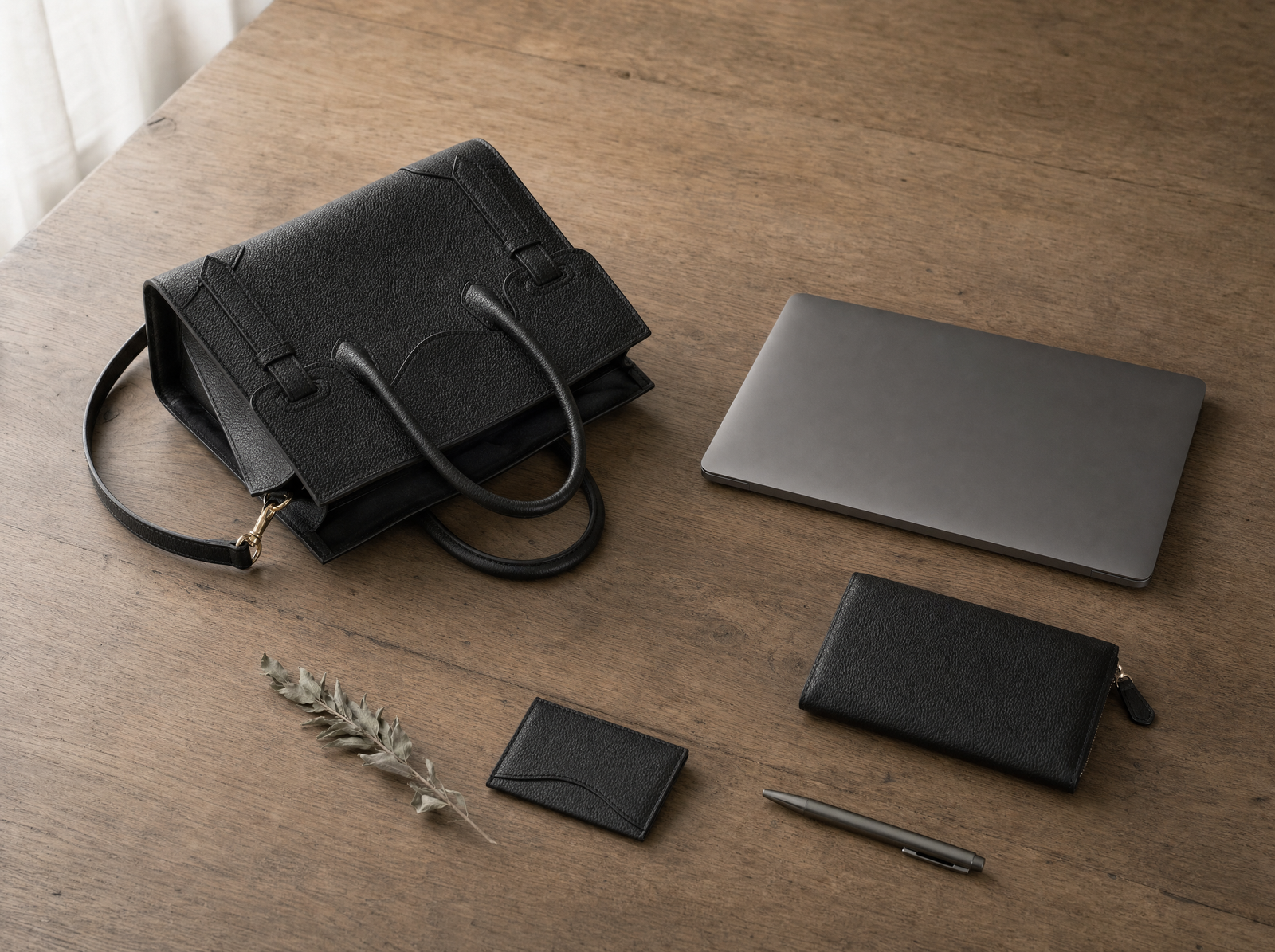 Padded sleeve fits a 16-inch laptop