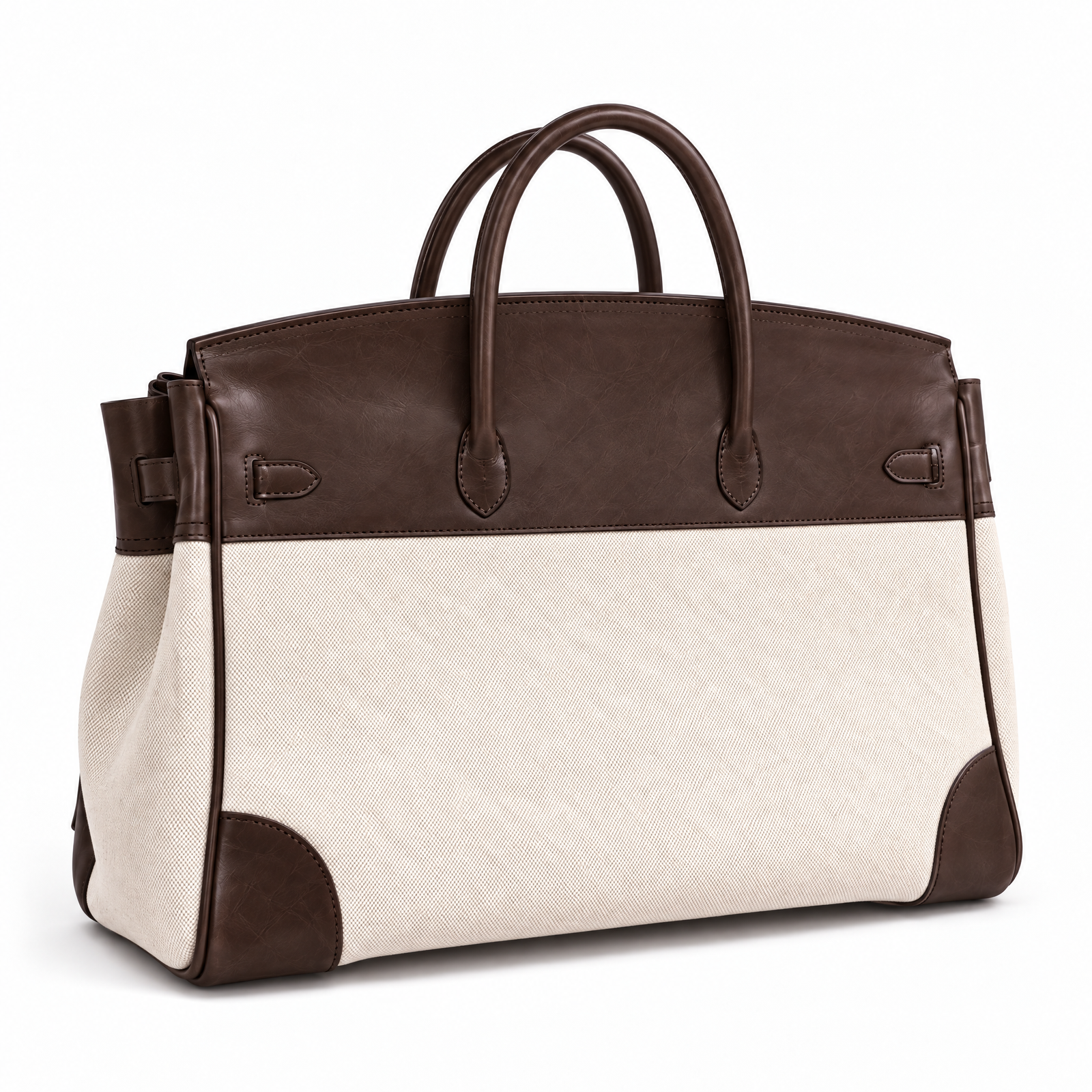 Eleanor Weekender in Espresso, rear view