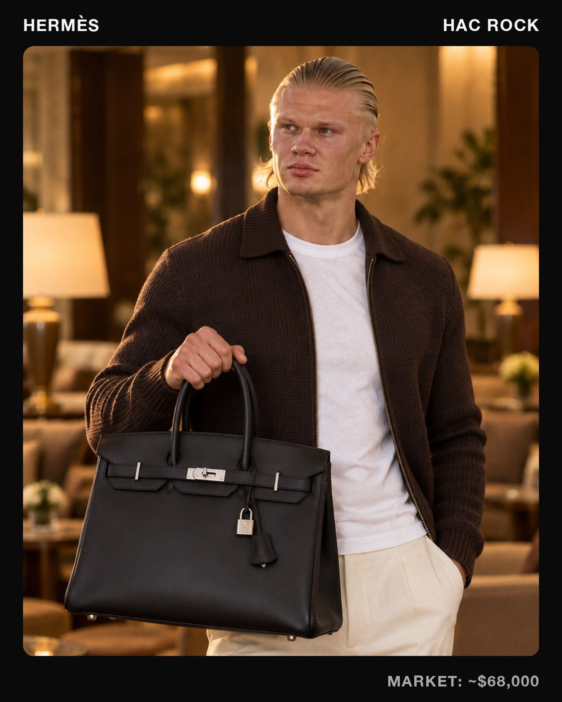 #2 The Hermès HAC Rock, Black Volupto