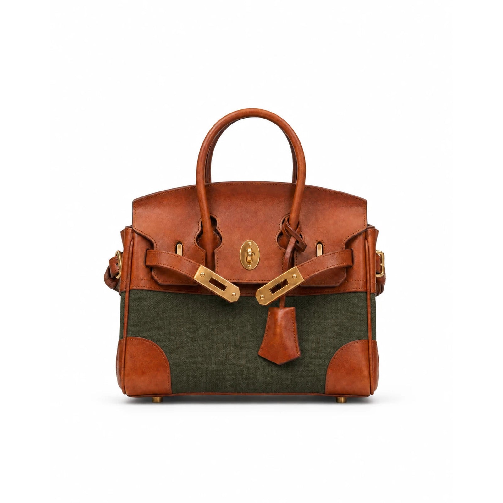 Velantra Delphine in Army Green, front view